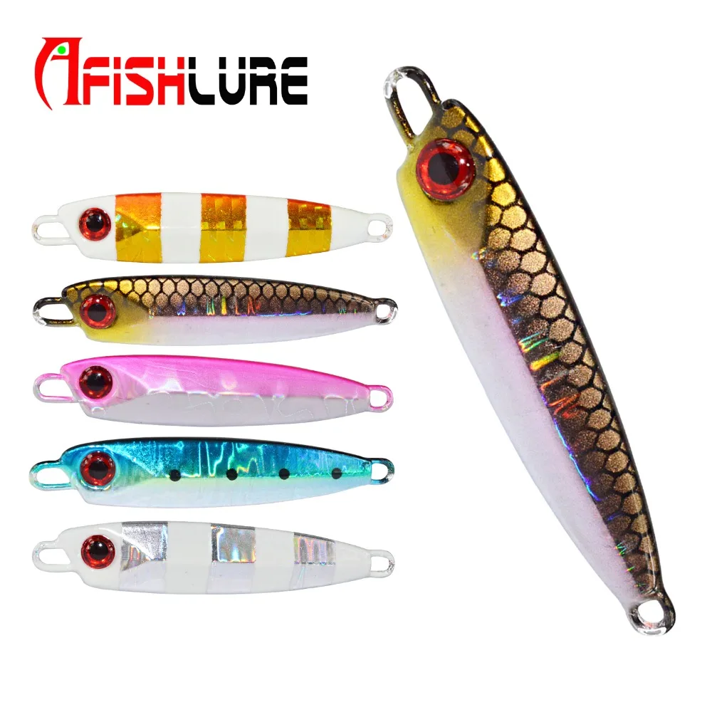 Lead Fishing Lure 27g 67mm Artificial Bait Boat Fishing Jig Spoon Lures