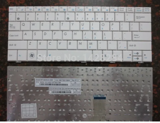ssea США белая клавиатура для ноутбука Asus EEE PC EEEPC 1005 1005HD 1005HA 1001 1008 1008HA 1001HA