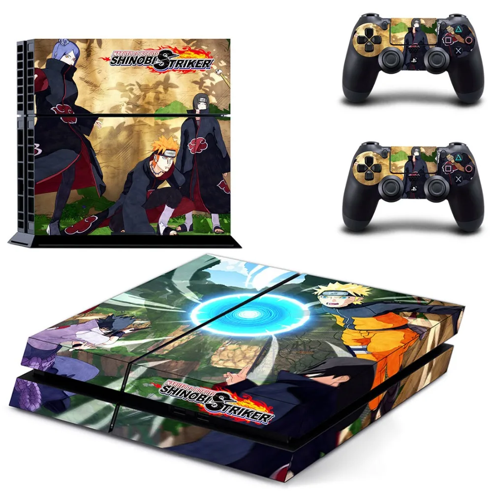 Аниме Наруто в Boruto PS4 наклейка для консоли Sony PlayStation 4 и 2 контроллера наклейки