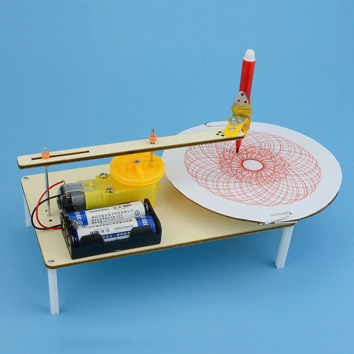 Креативные DIY головоломки собранные наборы дети ручной работы игра граффити простой наукой Gizmo Физика Эксперимент ресурсы Электрический