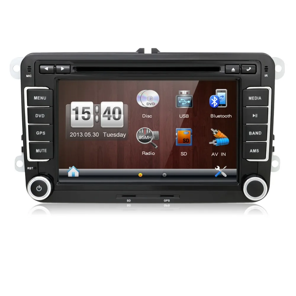 Autoradio 2 din dvd de voiture vw navigation pour Volkswagen GOLF 4 ...