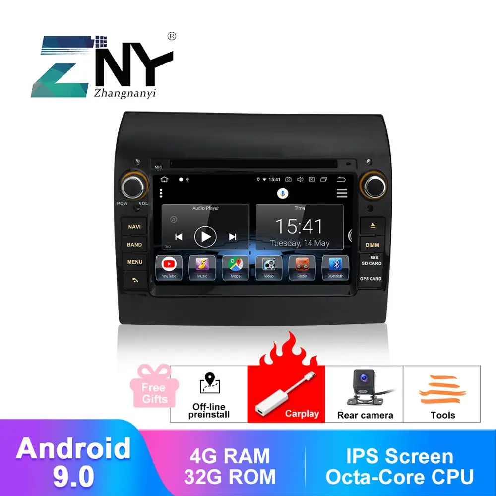 7 &quotips Android 9 GPS для автомобиля стерео Fiat Ducato 2009 2010 2011 2012 2013 2014 2015 DVD CarPlay радио WiFi