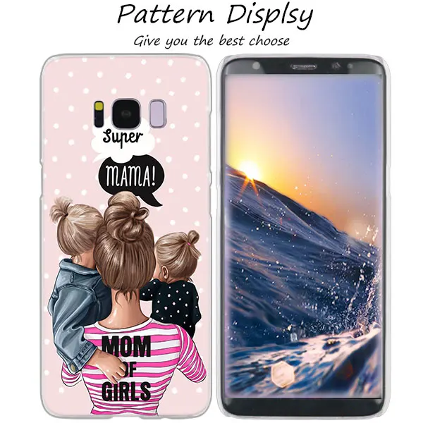 Модный прозрачный чехол MLLSE для мамы, девочки и мальчика, чехол для samsung Galaxy S10 Lite S9 S8 Plus S7 S6 Edge S5 S4 Mini