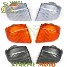 Chiaro Fumo Giallo Del Motociclo Disabilita Lampadina Segnale Indicatore luminoso Caso Della Copertura Per Kawasaki ZZR1100 ZZR 1100 1990 1991 1992