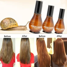 100 pure snail extracts hair oil Improve frizz smooth drape essence vulnerability split Care products 60ml RP05