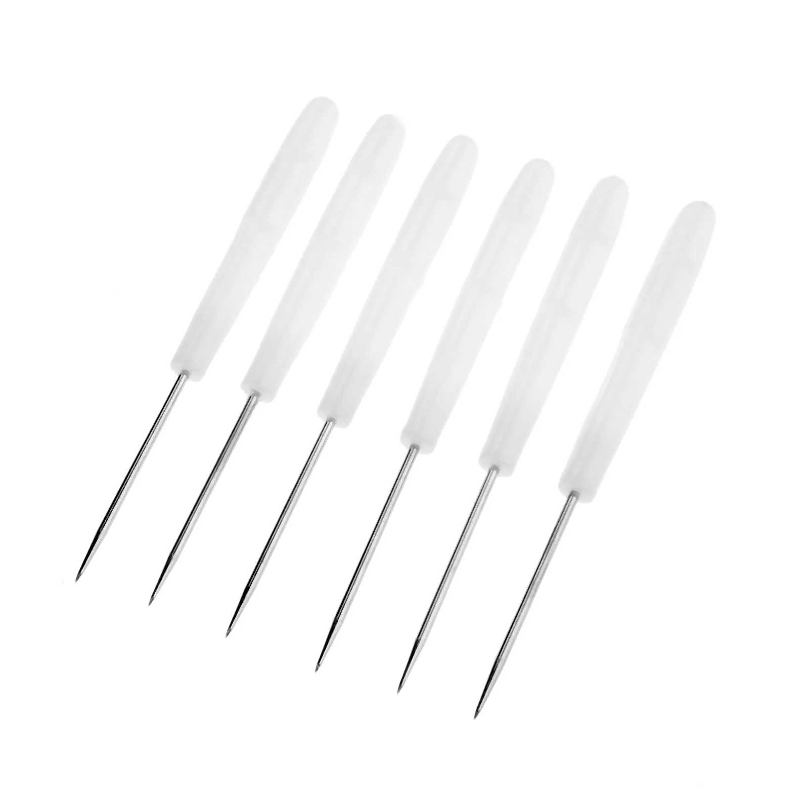 

6Pcs 142mm Leather Stitching Sewing Awl Repair Tool Sewing Punch Hole Hook Awl Leather DIY Handmade Leather Craft Tool