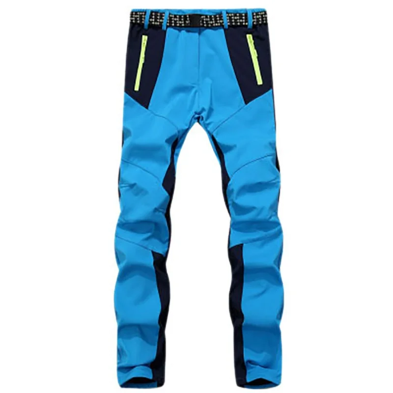 

Women Winter Fleece Soft Shell Outdoor Pants Waterproof Climbing Hiking Trousers Female Windproof Hiking Trousers Sportswear