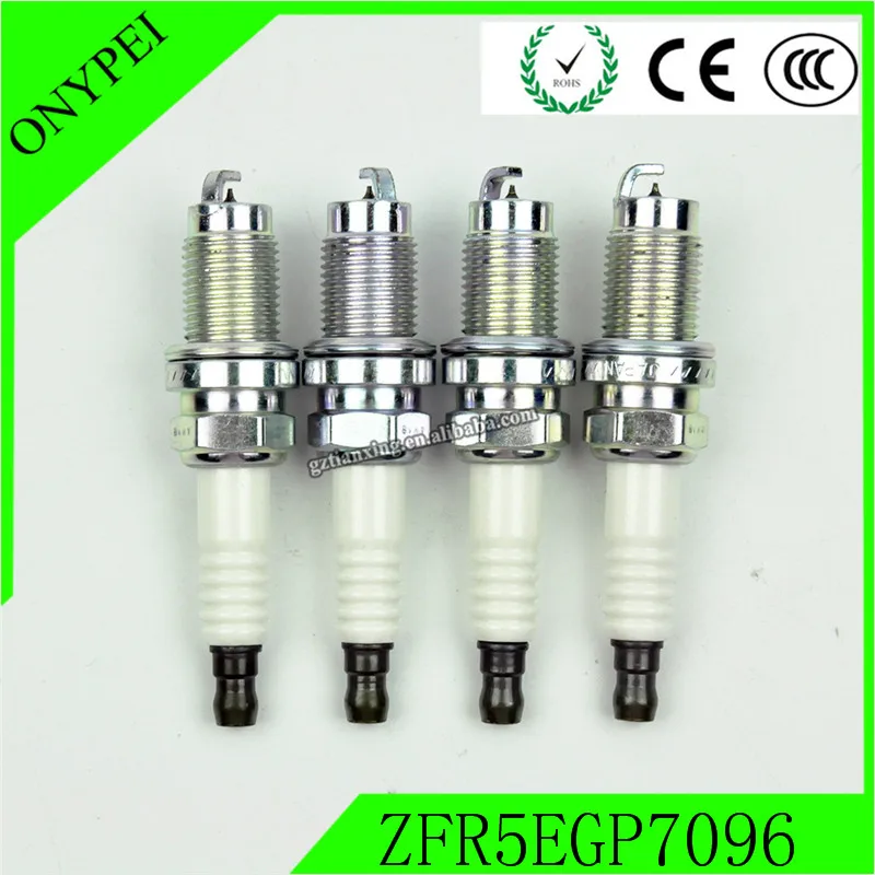 ZFR5EGP 7096 свечи зажигания для chevrolet captiva peugeot 206 nissan cube micra kia soul chery tiggo chery