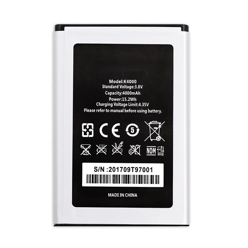 

For Oukitel K4000 Battery Bateria Accumulator AKKU For Oukitel K4000 4000mAh