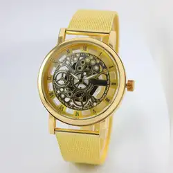 GEMIXI женские Полые аналоговые кварцевые нержавеющая сталь наручные часы лучший бренд класса люкс 2019 jun12