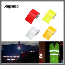 Anpwoo RS02 5 см x 3 м автомобиля Светоотражающие материалы Клейкие ленты Стикеры автомобиль мотоциклы Детская безопасность Сигнальные ленты Плёнки Наклейки для автомобиля стайлинга автомобилей