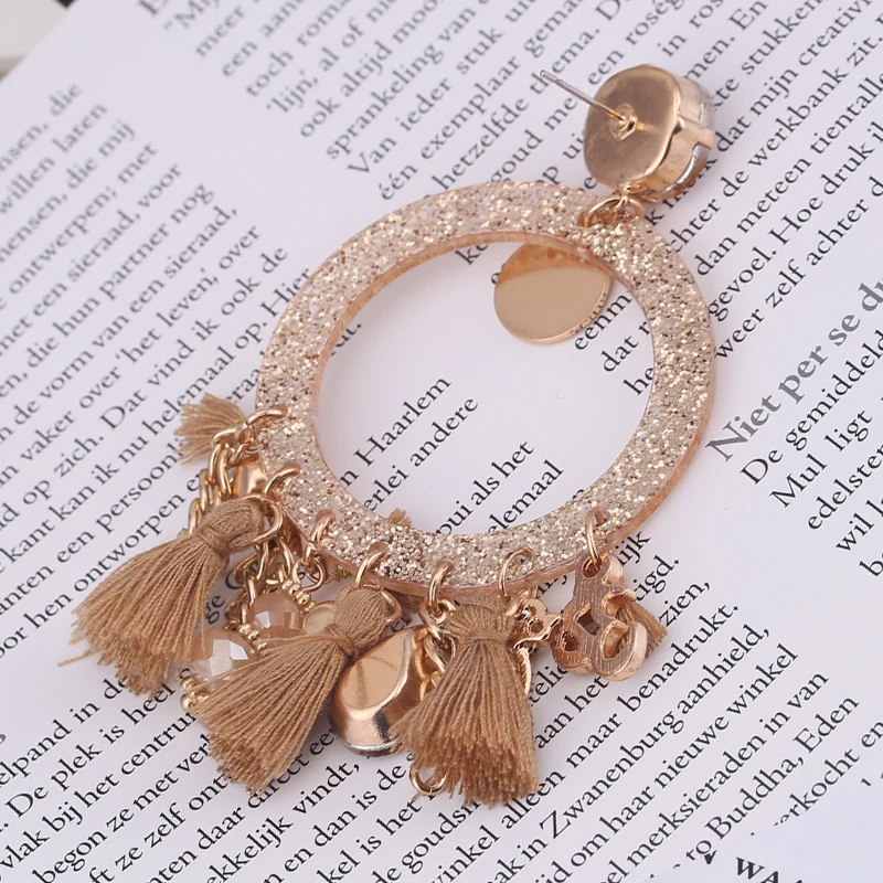 Brincos Women Brand Boho Drop Dangle Fringe Earring Vintage ethnic Statement Tassel earrings fashion jewelry Charms (4)