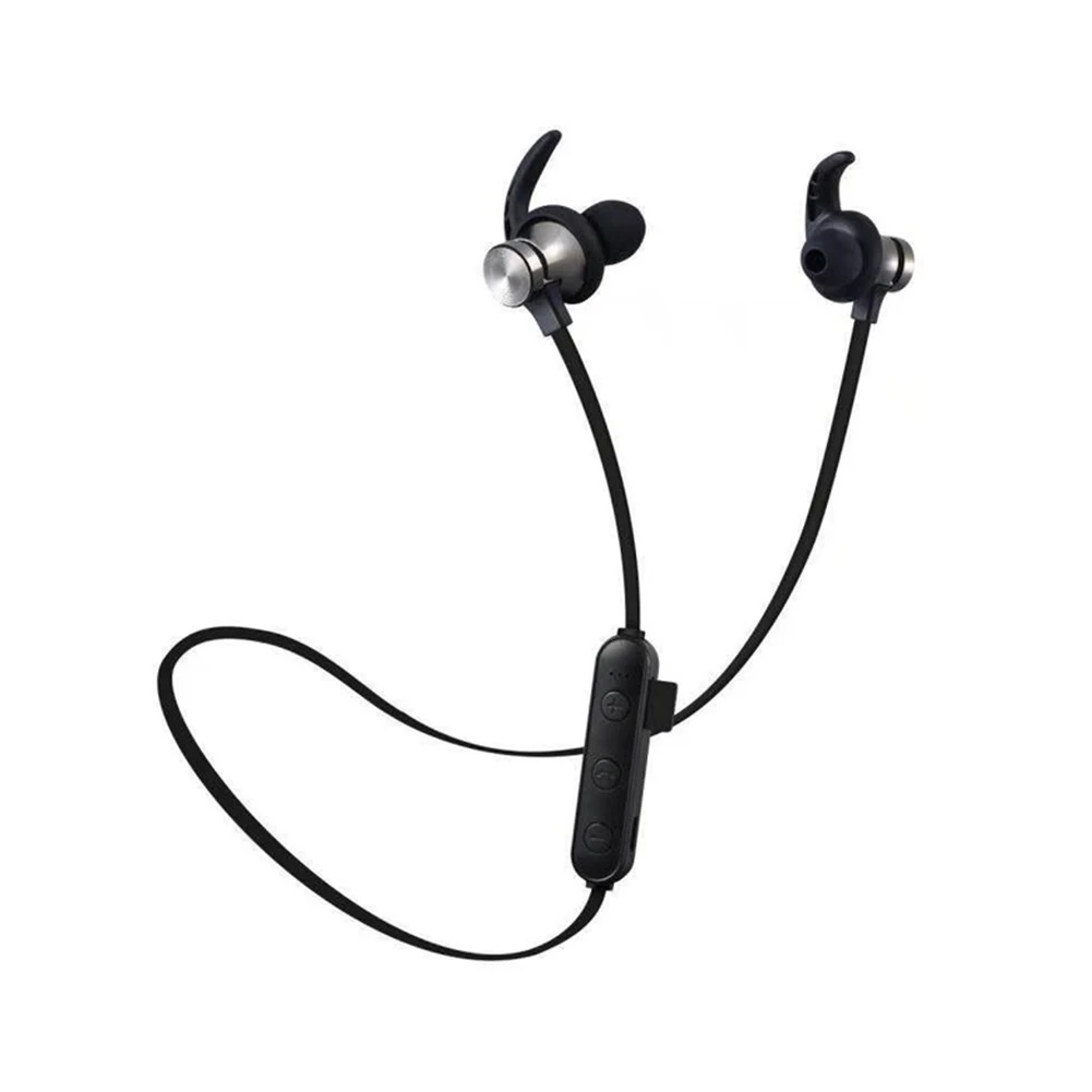 1 Спортивные наушники с Bluetooth, водонепроницаемые, 5,0, с зарядным кабелем, магнитные наушники со встроенным микрофоном для iPhone ipad - Цвет: 1