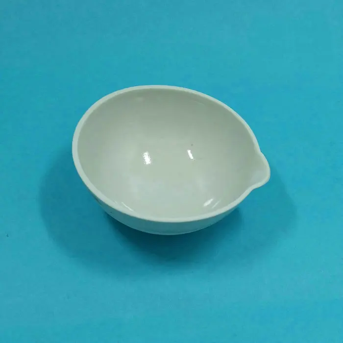 4pcs/lot 75ml Ceramic Evaporating Dish Round Shape With Spout For Sale