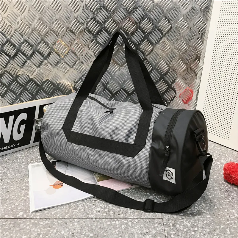 Короткий бизнес-мешок для путешествий, походная сумка, большая емкость, Портативная сумка для хранения, спортивная сумка для фитнеса