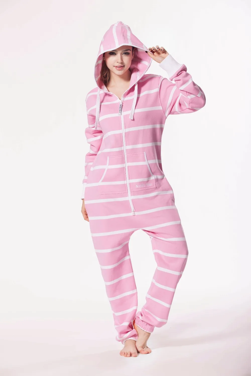 Полосатый цельный комбинезон «Все в одном» onesies onezie из матового флиса, хлопковый спортивный костюм, уникальная Толстовка