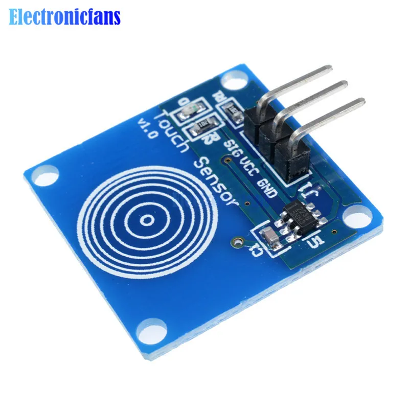 

2Pcs TTP223 TTP223B Jog Digital Touch Sensor Capacitive Touch Touch Switch Modules Accessories For Arduino 2-5.5V Power Supply