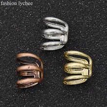 Модные lychee 5 шт. дредовые бусины u-образные регулируемые дредовые волосы оплетка дреды манжеты трубка зажим аксессуары для волос