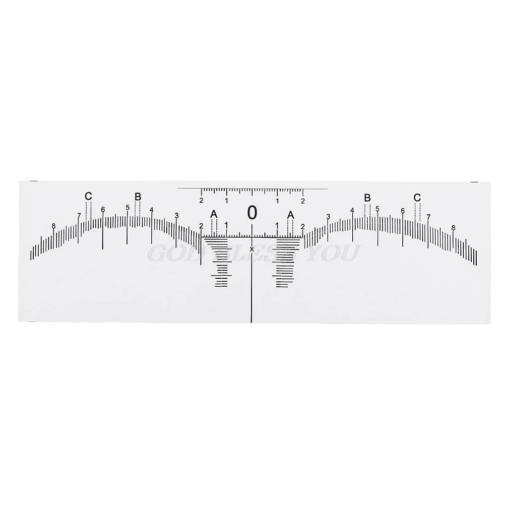 

Disposable Adhesive Eyebrow Ruler Guide Sticker Tape Semi-permanent Tattoo Template Measure Beauty Tool