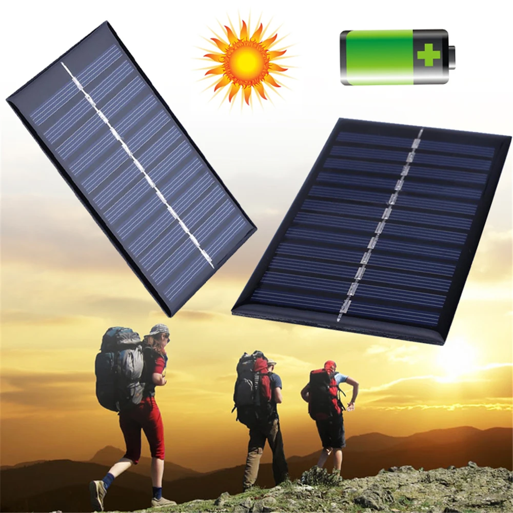 

BCMaster 40pcs Mini 6V 1W Solar Power Panel Solar System DIY Battery Cell Phone Chargers Portable