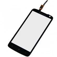 Black New Touch Panel For Lenovo S820 Touch Screen Digitizer Front Glass Panel Sensor Replacement