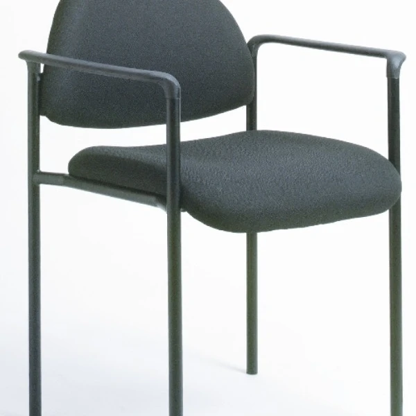 Boss Fabric Stackable Chair With Arms - B9501 - Gray (1)