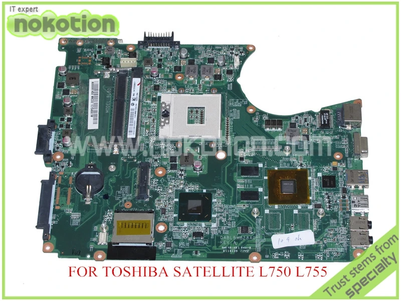 Nokotion A000081450 DABLBMB28A0 rev a اللوحة المحمول لتوشيبا l750 l755 hm65 ddr3 Nokotion A000081450 DABLBMB28A0 rev a اللوحة المحمول لتوشيبا l750 l755 hm65 ddr3