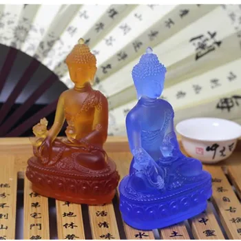 

Nepal Tibet Medicine Buddha Statue Buddha Figurine Buddhist Sculptures Greco-Buddhist Resin Art&Craft Home Decoration R56