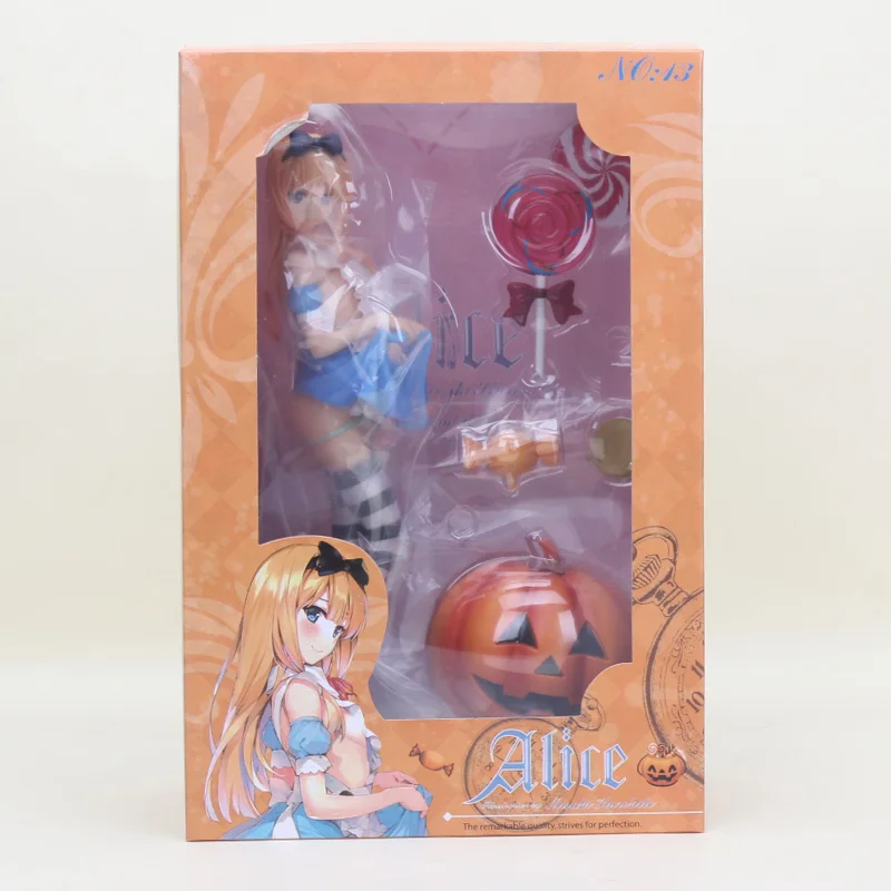 Фигурка Девушки из аниме Алиса девушка иллюстрация Misaki Kurchito Масштаб ПВХ фигурка модель взрослых Коллекция игрушек 25 см