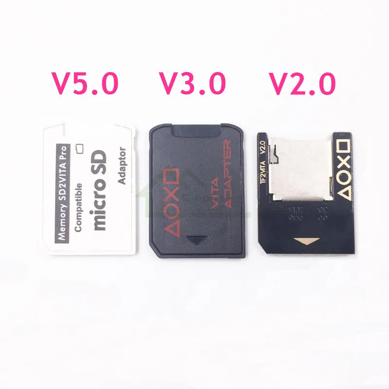 Adaptador SD2Vita 5,0 de alta calidad para PS Vita 1000 2000, ranura para  tarjeta de memoria para PSVita, adaptador de lector de tarjetas Micro SD -  AliExpress