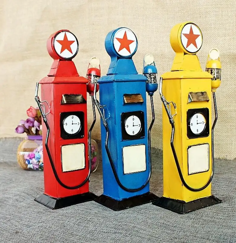Ретро Классический проблемный Zakka продуктовый британский стиль АЗС moneybox Ремесло