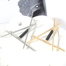 Shuangshuo модные украшения для волос полые геометрические треугольные заколки для волос для девочек металлическая Шпилька Свадебные аксессуары для волос joyas
