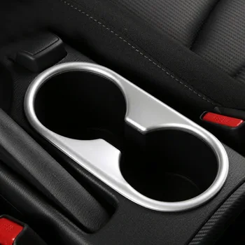 

ABS Matte For Mazda CX-3 CX3 2016 2017 2018 Front Center Console Water Cup Holder Surround Frame Cover Trim Car Accessories 1pcs