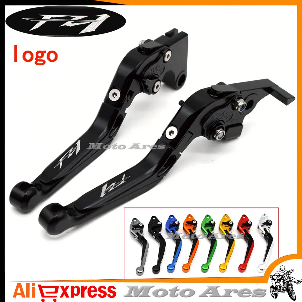 

fits For YAMAHA FZ1 Fazer 2006-2013 Motorcycle Adjustable Folding Extendable Brake Clutch Lever logo FZ1