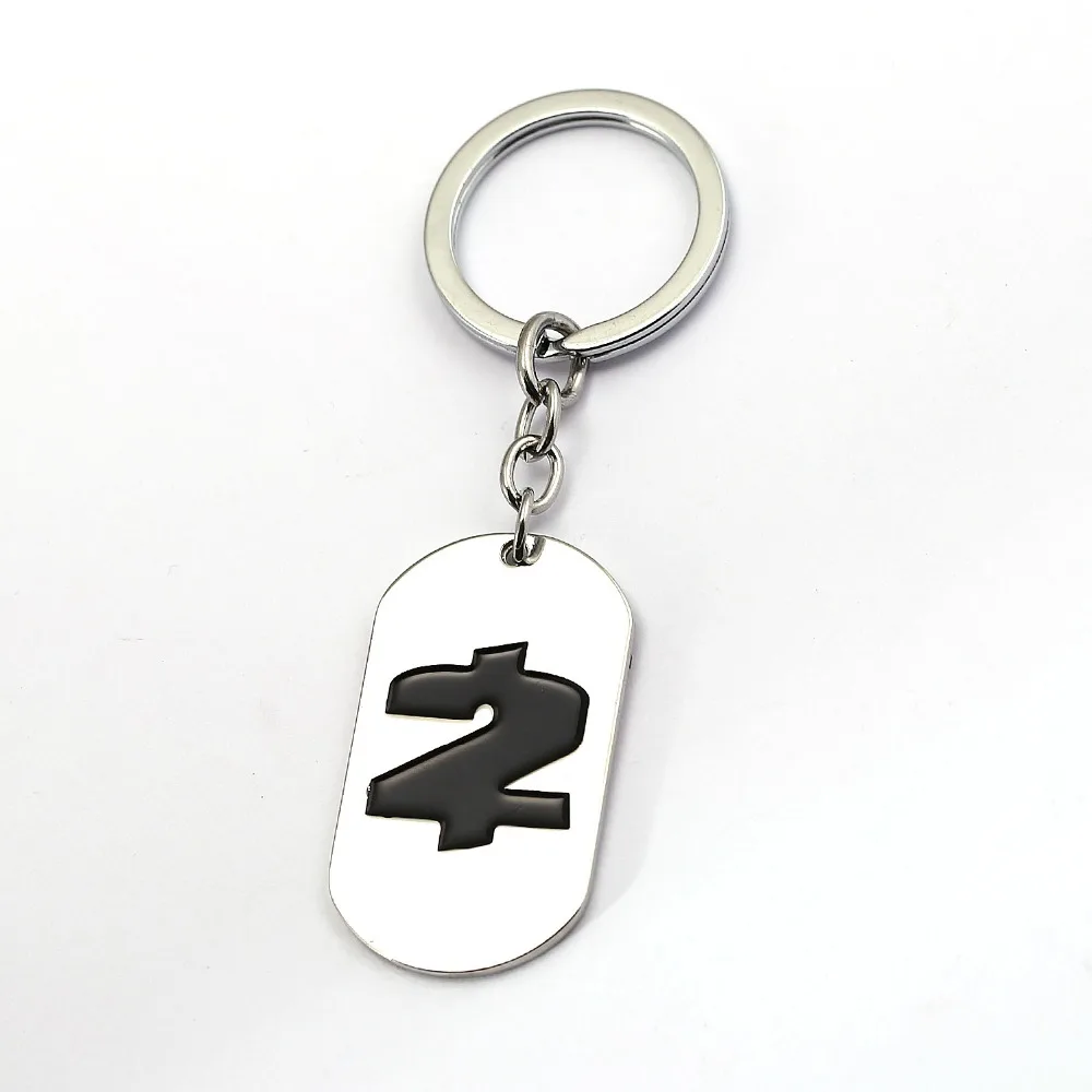 HSIC Hot Online Payday II Keychain Metal Dog Tag Key Holder ring