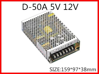 

D-50A/B/C 50W 5V 12V 24V Dual Output Switching power supply Output Voltage AC-DC