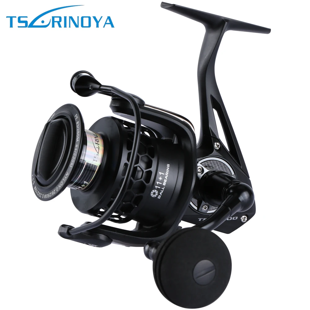 

Tsurinoya Full Metal Spinning Fishing Reel 11+1BB 5.2:1 4000 5000 Series Sea Fishing Reel Saltwater Fishing Wheel for Big Fishes