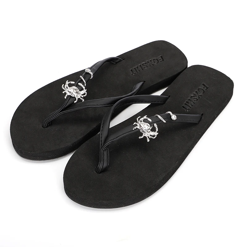 

Swimming crab summer beach flip flops slipper shoes twisted buttons fashion ornament jewelry accessories 6pairs x
