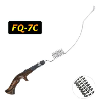 

Mini Portable Spinning Rod Wooden Handle Fishing Pole Lure Bait Fishing Rod Outdoor Fishing Tackle Accessories