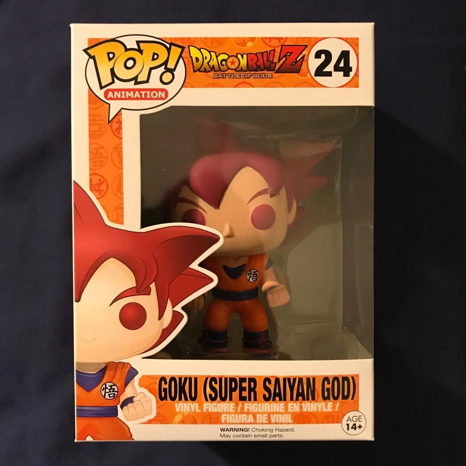 100% Оригинальный эксклюзивный официальный Funko pop Dragon Ball Z Super Saiyan God Goku красная