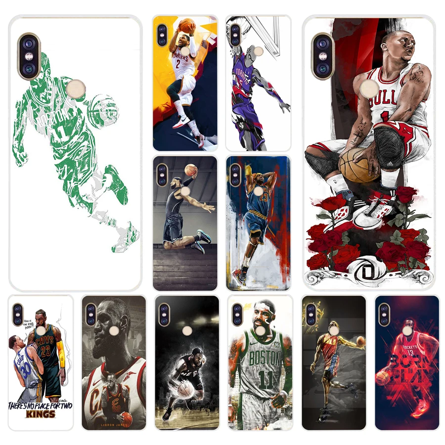 

115H James Curry Harden Kyrie irving Soft Silicone Tpu Cover phone Case for xiaomi redmi 6 pro 5 plus note 6 pro 4 4x mi 8