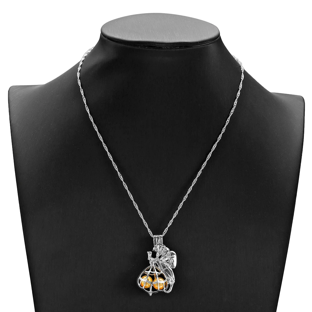 Hanreshe Красавица и Чудовище чокер, ожерелье из жемчуга подвеска Мода ювелирные изделия вечерние Серебристые Подарочное ожерелье-цепочка женское длинное ожерелье