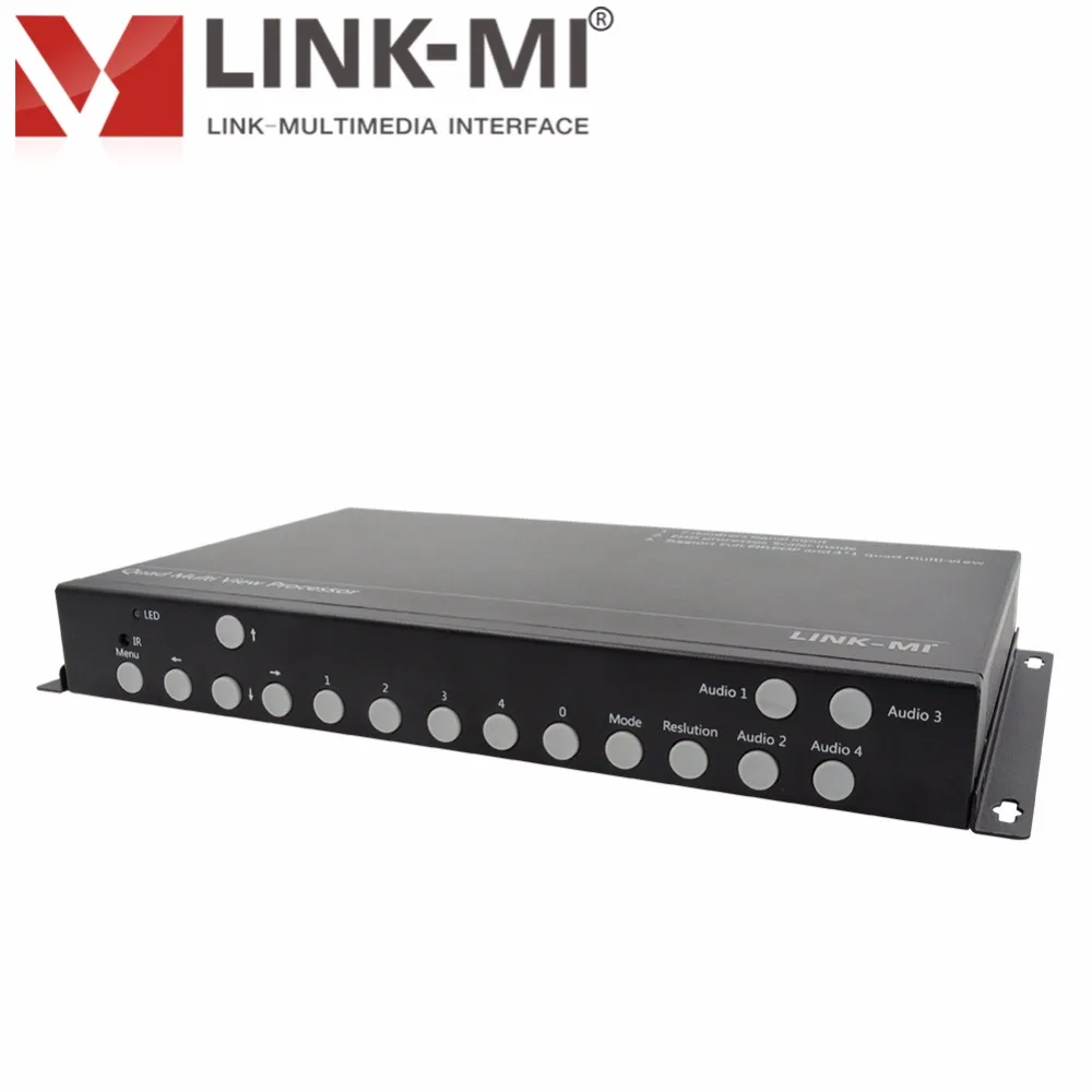 LINK-MI LM-TS71 hd-видео multi-зритель 1xvga 2xDP 4xhdmi с PIP POP Quad HDMI видео переключатель сигналов 8x1 видеопроцессор