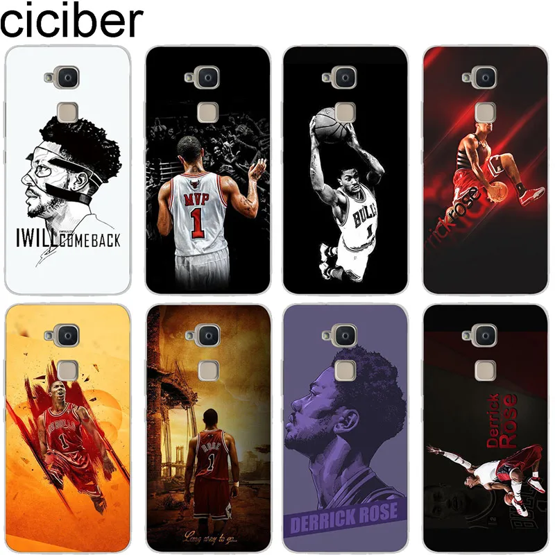 

ciciber Sports Derrick Rose Phone Case for BQ Aquaris U2 C U X5 V VS X2 X Plus Lite Pro E5 s M5 M5.5 M4.5 E4.5 Soft TPU Cover