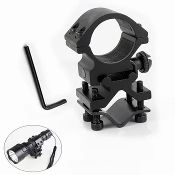 

Universal Metal Rail Clip 25mm Ring 20mm Rail Gun Mount Tactical Flashlight Laser Torch Bracket For 501B C8 Hunting Flash Light