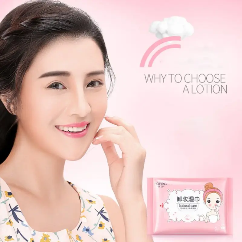 

Makeup Remover Wet Wipes Tissue Draw-Out Face Eye Deep Cleansing Cotton Pads Moisturizing Towels Cosmetic Tool Skin Care