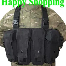 Последняя Боевая тактическая штурмовая грудь Охотничья винтовка наружный жилет Черный