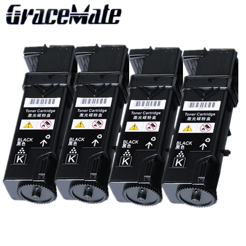 

4X Black for Fuji Xerox Docuprint CP305d CP305 CM305df CM305 toner cartridge CT201632 CT201633 CT201634 CT2016 cartridge