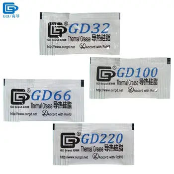 

GD100 GD220 Thermal Grease Paste Silicone Plaster Heat Sink Compound Net Weight 0.5 Gram Mini Bag Packing For CPU MB05