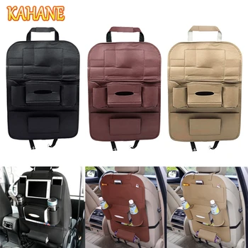 

KAHANE Car Seat Back Multi-Pocket Bag Holder Car Seat Storage Bag FOR Toyota CHR Avensis Yaris Corolla Volvo V40 XC90 XC60 S60